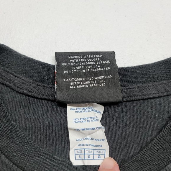 WWE Wrestling "I Was There" T-Shirt John Cena Undertaker SZ Lg Raw SmackDown Blk - Picture 16 of 16